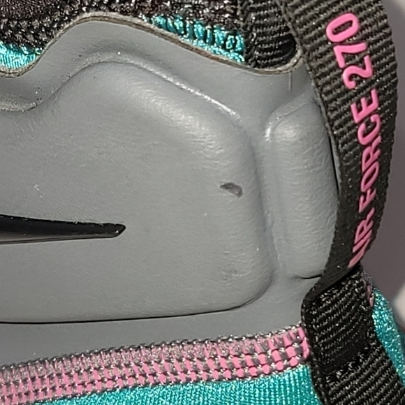 Nike Air Force 270 Cool Grey Hyper Jade - Picture 9 of 14